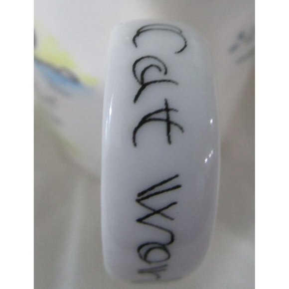 Akemi Takagi Fourteen Cats Cartoon Cat World Small Mug Japan EUC - Picture 16 of 16